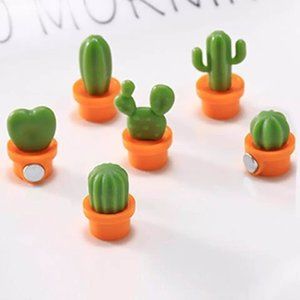 Set of Six (6) New Cactus/Succulent Magnets 🌵 🧲 (Version 1)